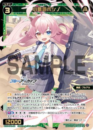 WXDi-CP02-058 小鳥遊ホシノ「綠色 SR 精靈 奏武：ブルアカ（蔚藍檔案） LV3  無LB」